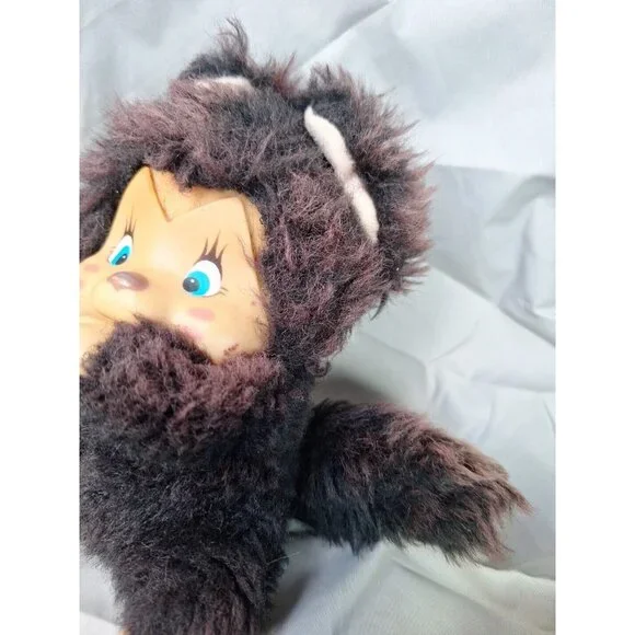 Nyamy Washino Kitten Felina Sucking Thumb Plush Black 7" Vintage 1979 READ - Picture 9 of 15
